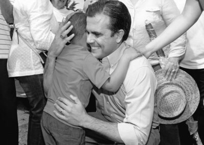 Ricardo Rossello and leaders at a foundation event for change